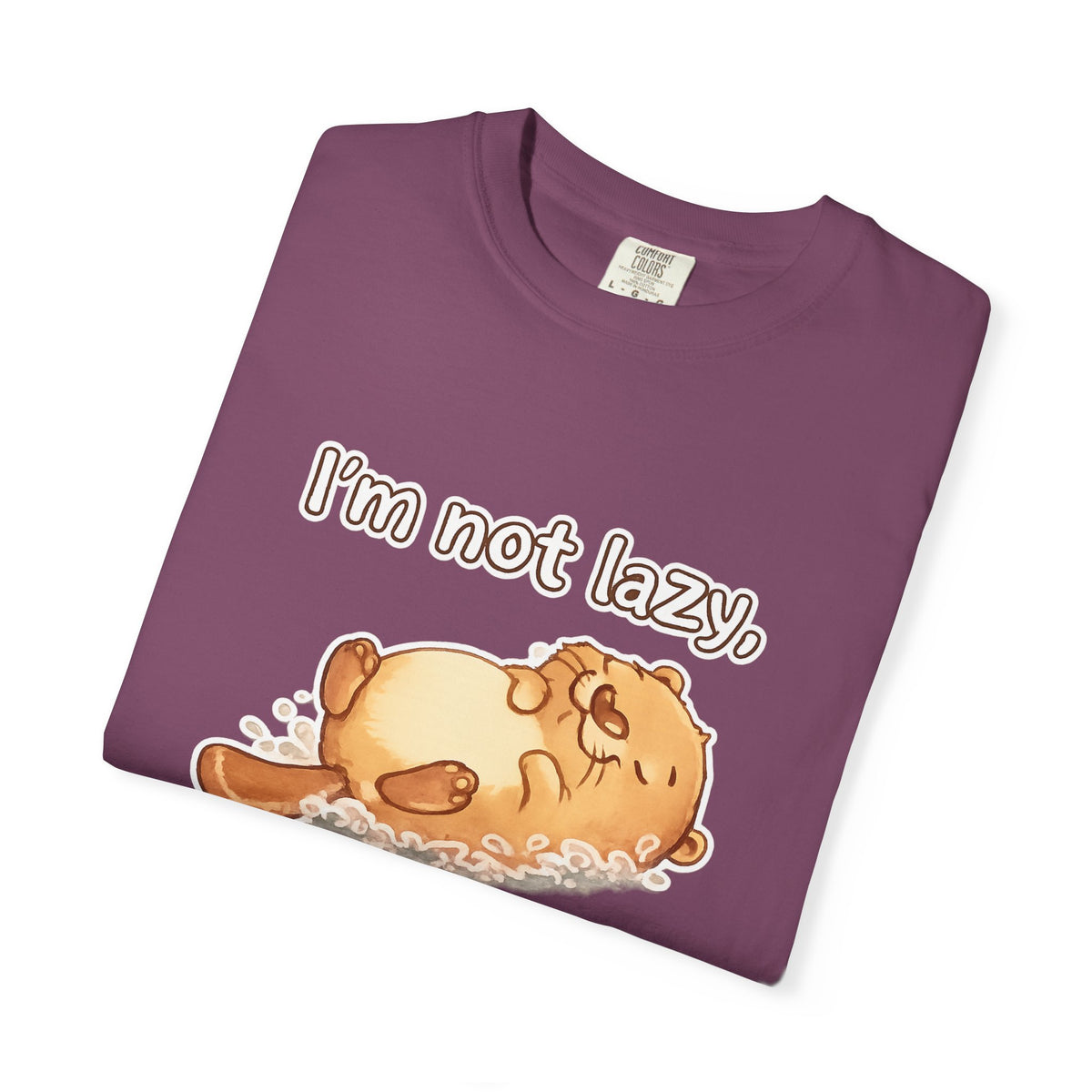 Funny 'I'm Not Lazy, I'm in Energy Saving Mode' T-Shirt