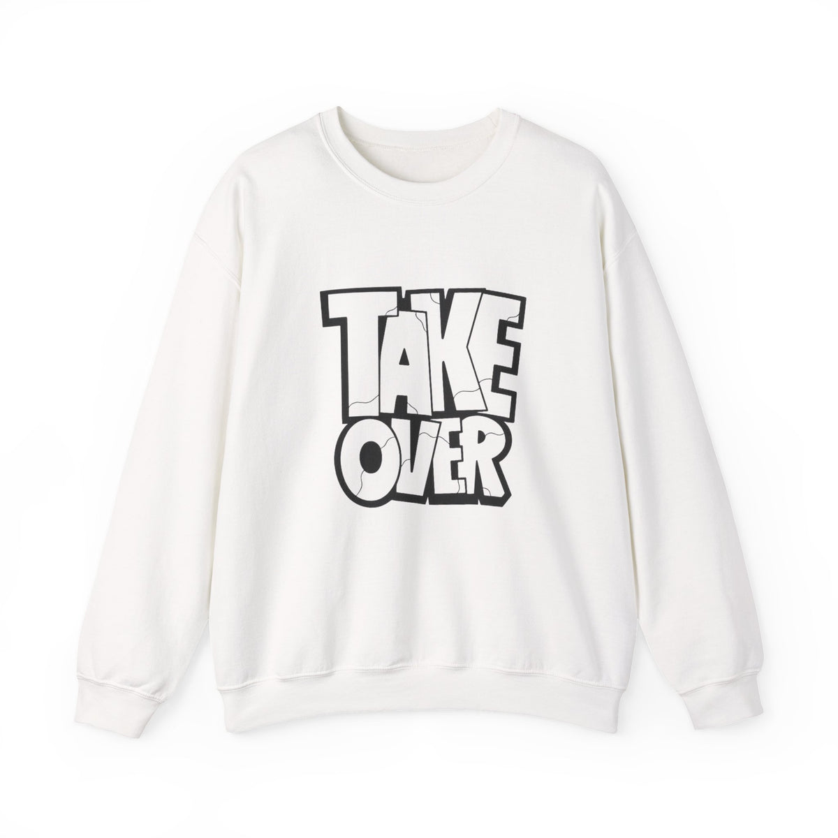 Take Over Crewneck Sweatshirt — Bold Streetwear Graphic Pullover