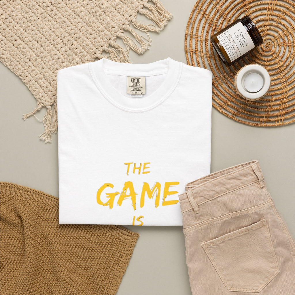 T-Shirt — “The Game Is Not Over” Motivational Graphic Tee