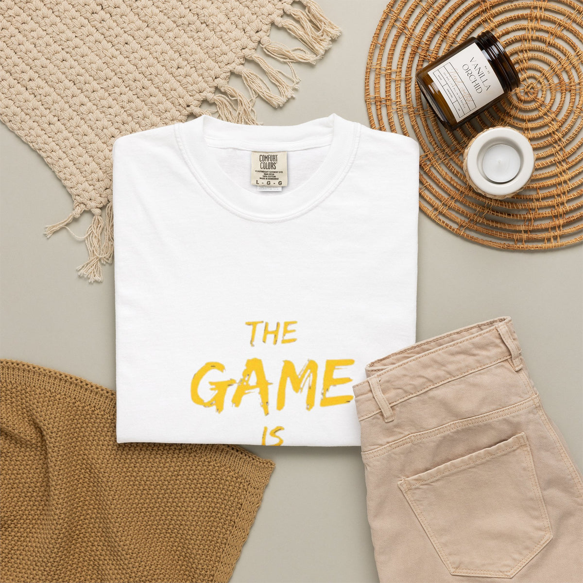 T-Shirt — “The Game Is Not Over” Motivational Graphic Tee