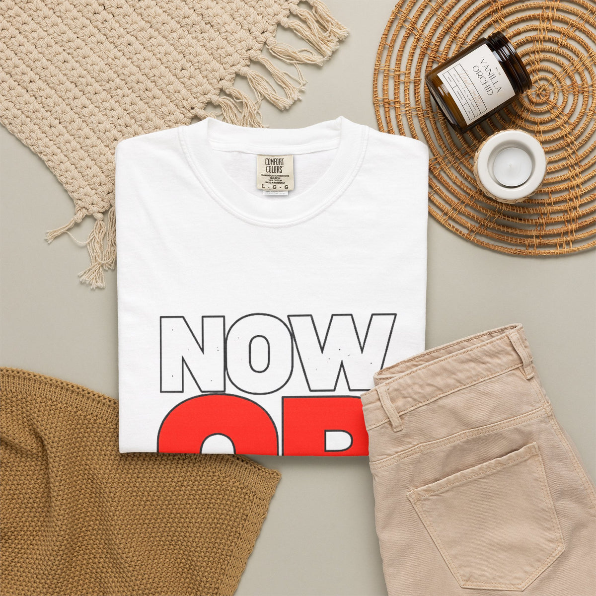 Now Or Never T-Shirt — Motivational Graphic Tee