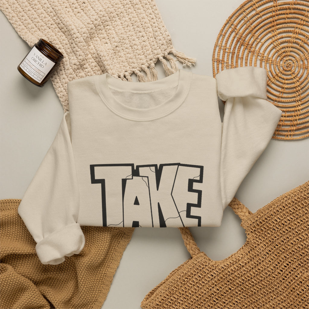 Take Over Crewneck Sweatshirt — Bold Streetwear Graphic Pullover