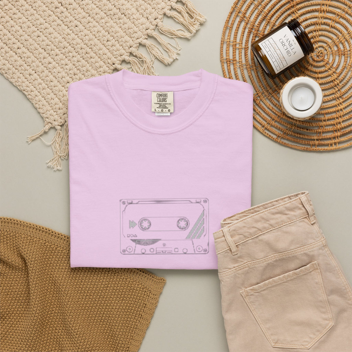 Retro Cassette Tape T-Shirt — Vintage Music Graphic Tee