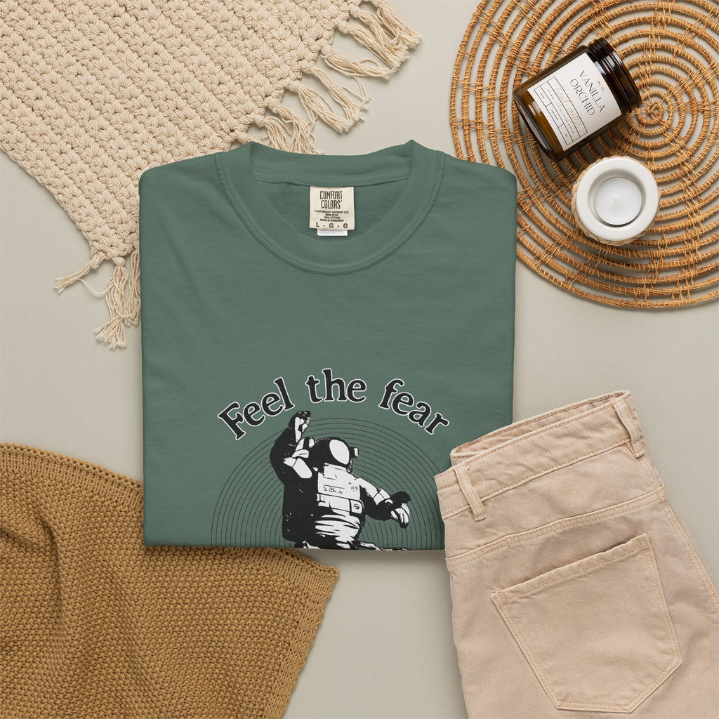 Astronaut 'Feel the Fear and Do It Anyway' Graphic T‑Shirt