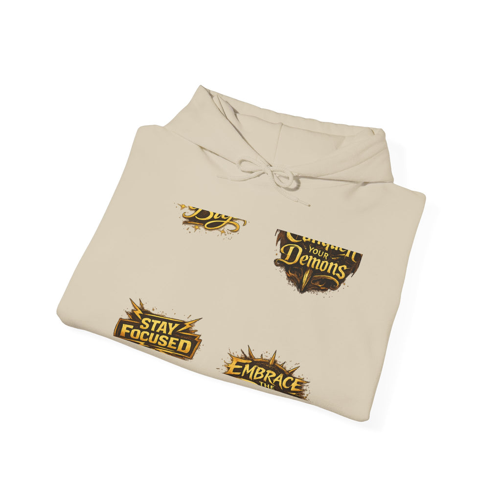 Stay Focused Hoodie — Motivational Graphic Pullover