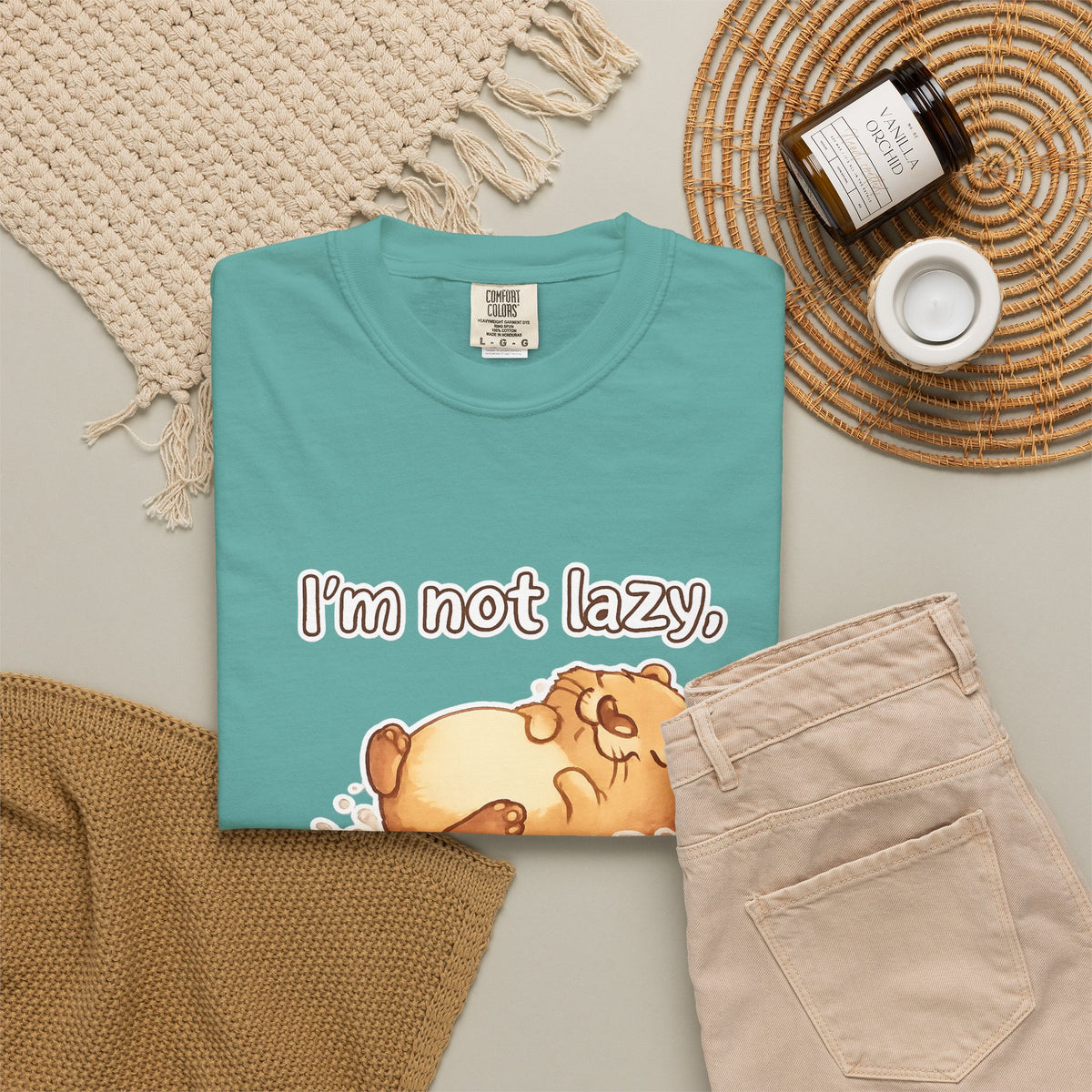 Funny 'I'm Not Lazy, I'm in Energy Saving Mode' T-Shirt