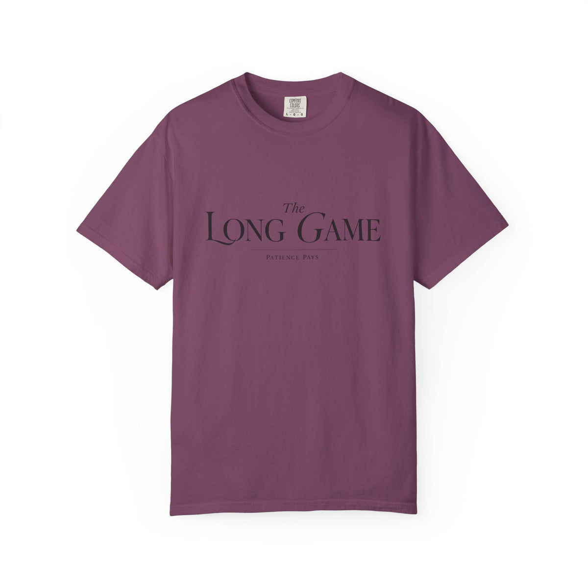 The Long Game T-Shirt — Minimalist Script Tee