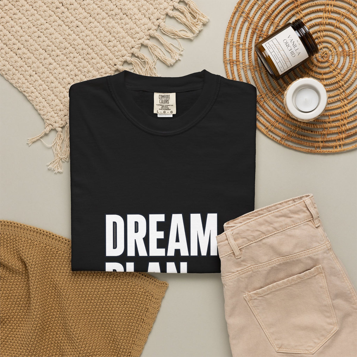 Dream. Plan. Execute. T-Shirt — Motivational Graphic Tee
