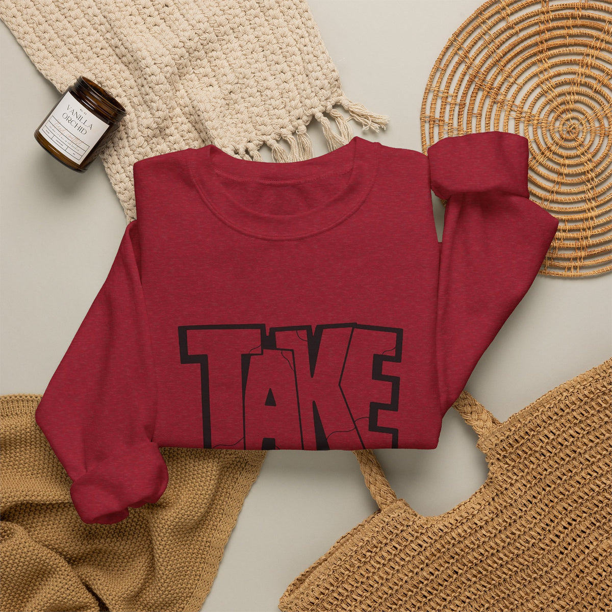 Take Over Crewneck Sweatshirt — Bold Streetwear Graphic Pullover