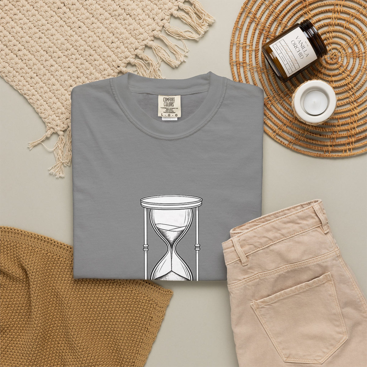 Trust the Process T-Shirt — Hourglass Graphic Inspirational Tee