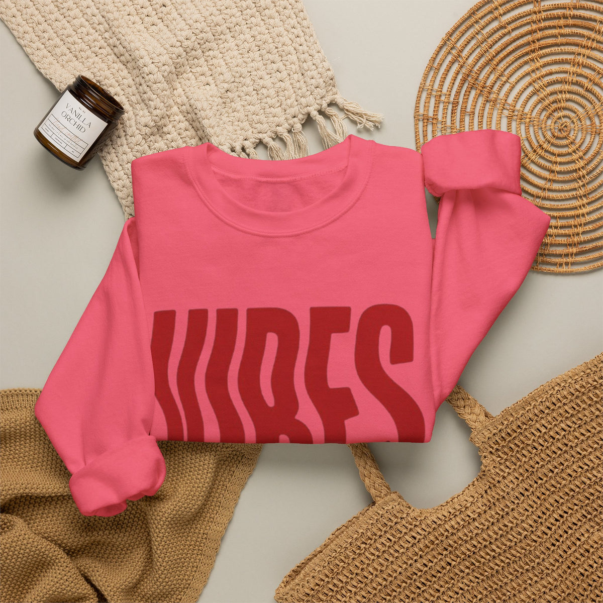 Vibes Distorted Crewneck Sweatshirt