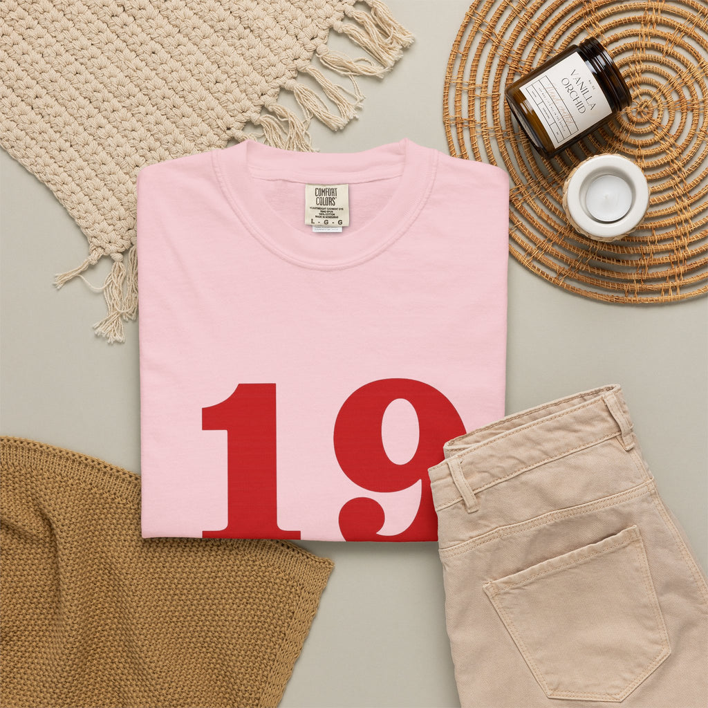 1999 Retro Number T-Shirt — Vintage Birth Year Tee