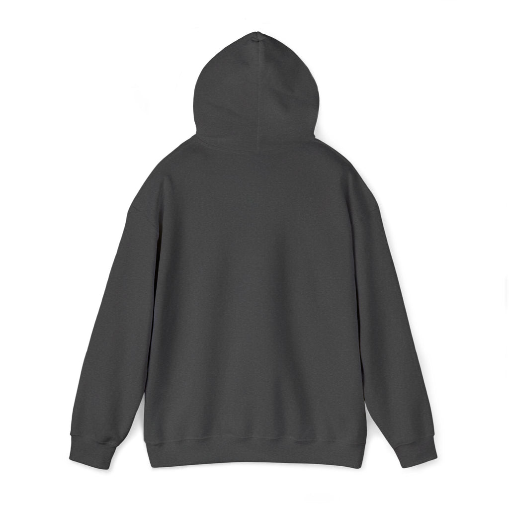 Risk/Reward Graphic Hoodie — “RISK | RICH” Distressed Text Sweatshirt