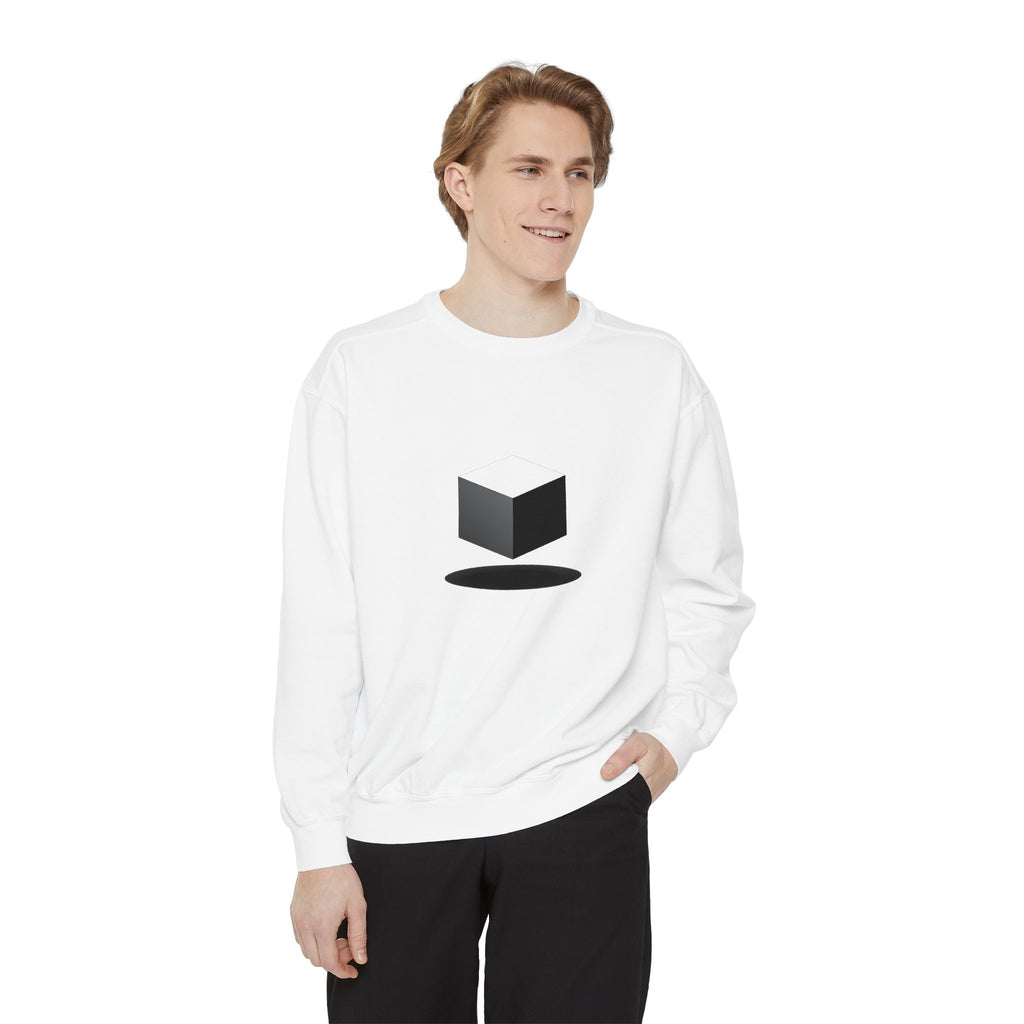 Minimalist Book Logo Sweatshirt — Reading Club Graphic Crewneck