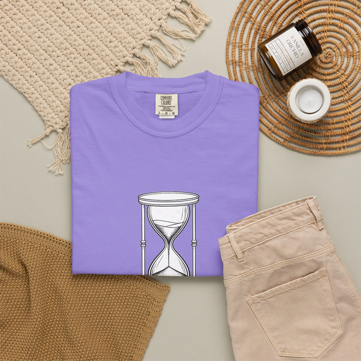 Trust the Process T-Shirt — Hourglass Graphic Inspirational Tee
