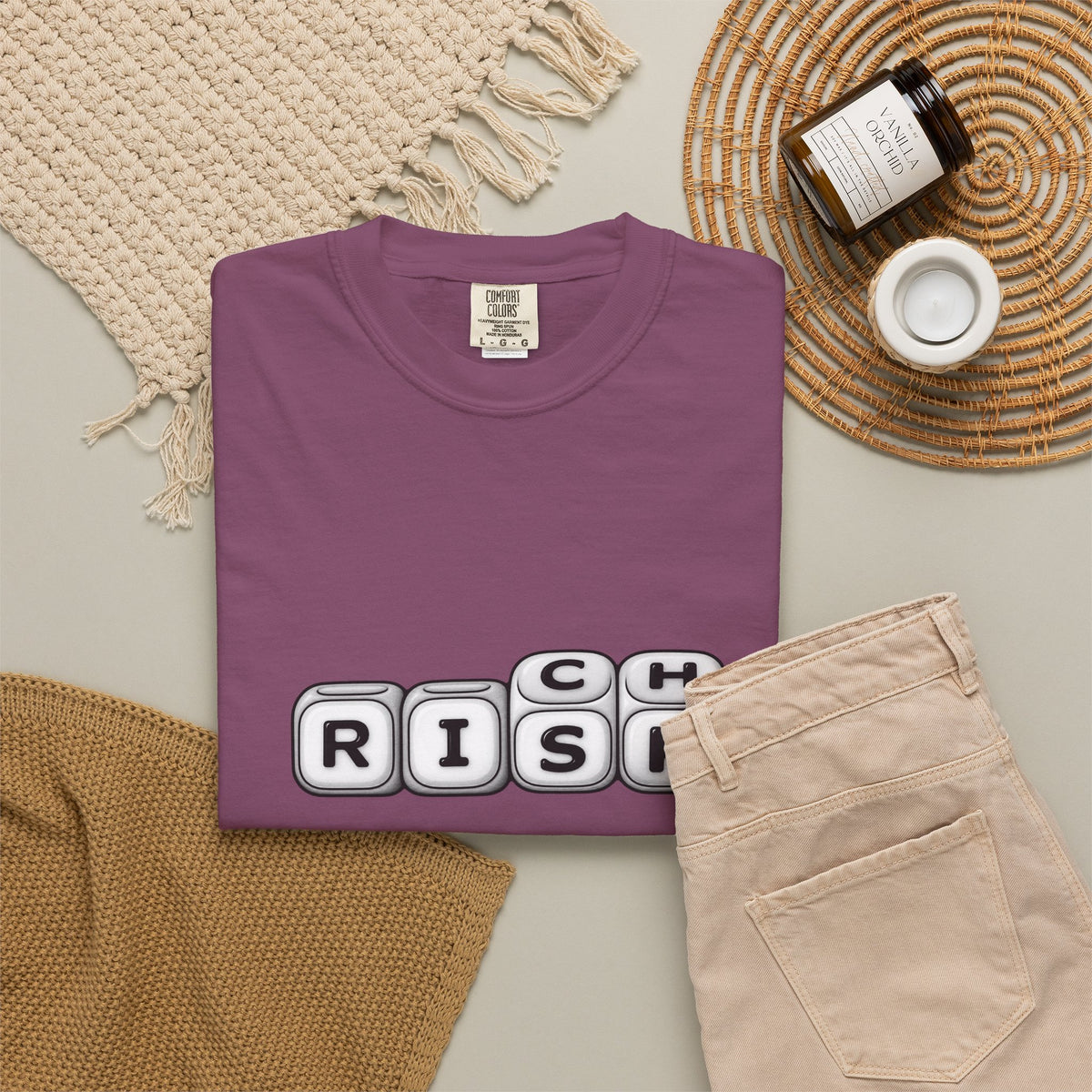 T-Shirt — 'RISK' Dice Block Graphic Tee