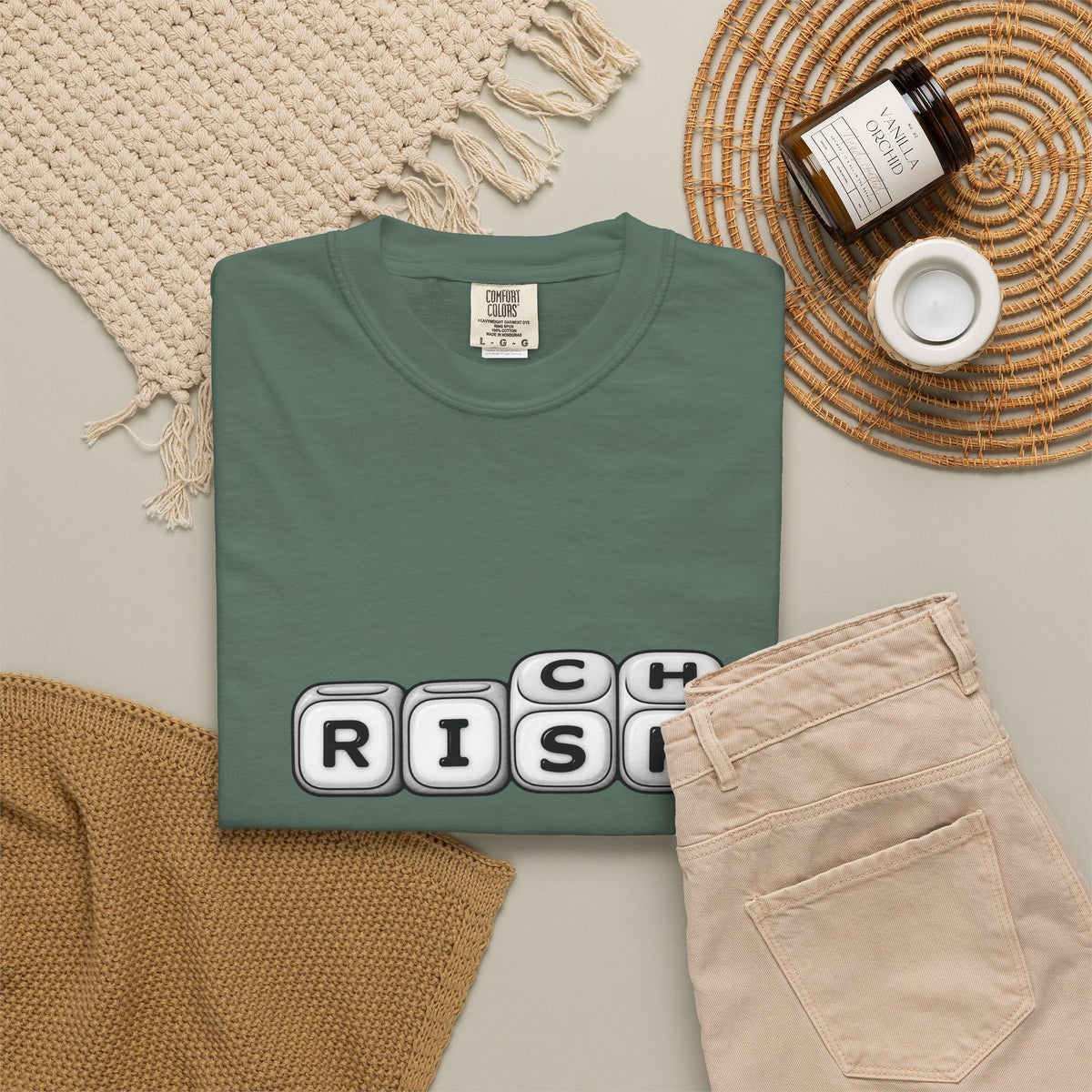 T-Shirt — 'RISK' Dice Block Graphic Tee