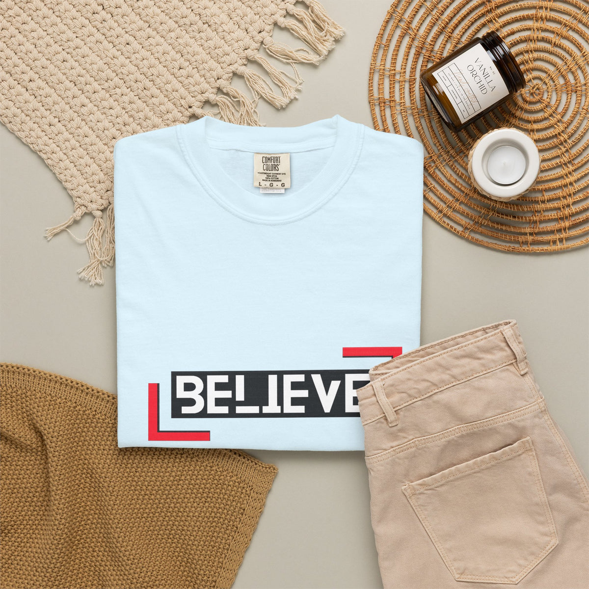 Believe Graphic T-Shirt — Bold Motivational Tee