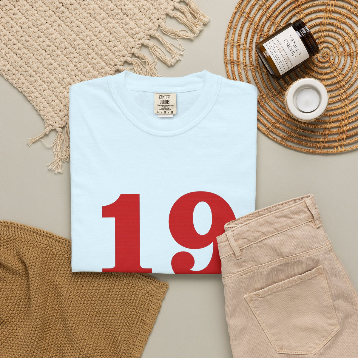 1999 Retro Number T-Shirt — Vintage Birth Year Tee
