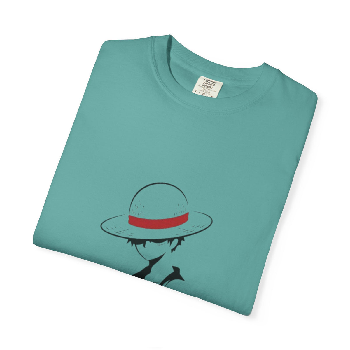 Minimal Straw Hat Silhouette T-Shirt