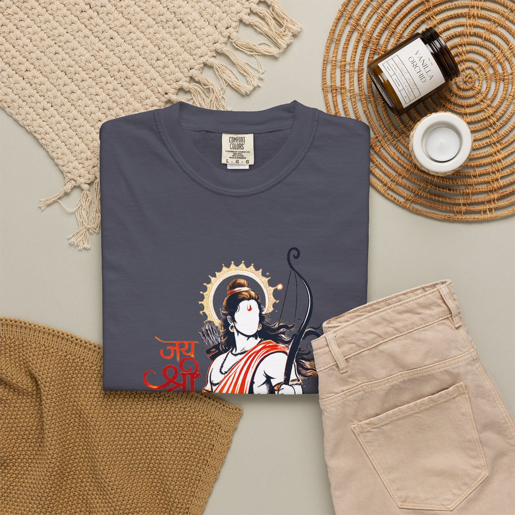Shri Ram Bow T-Shirt — Jai Shri Ram Devotional Graphic Tee