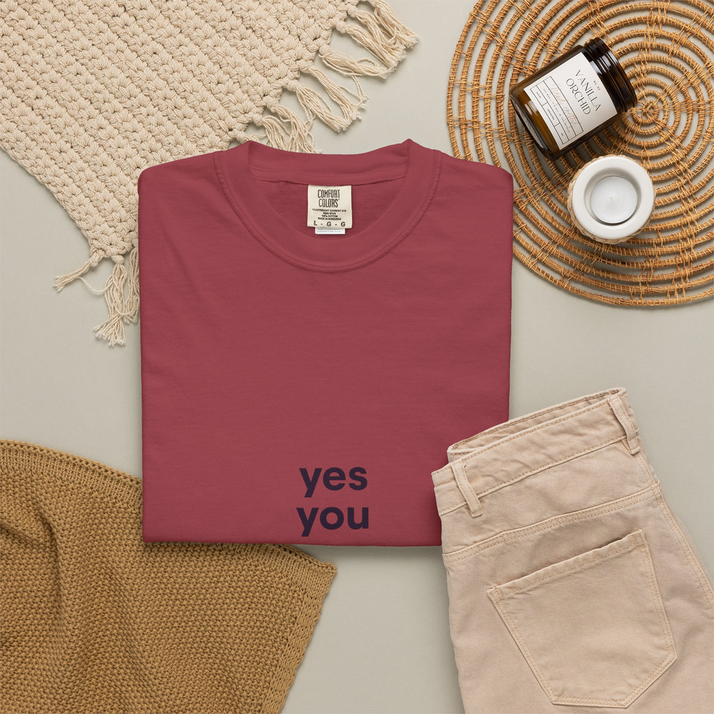 Yes You Can T-Shirt — Minimal Motivational Tee
