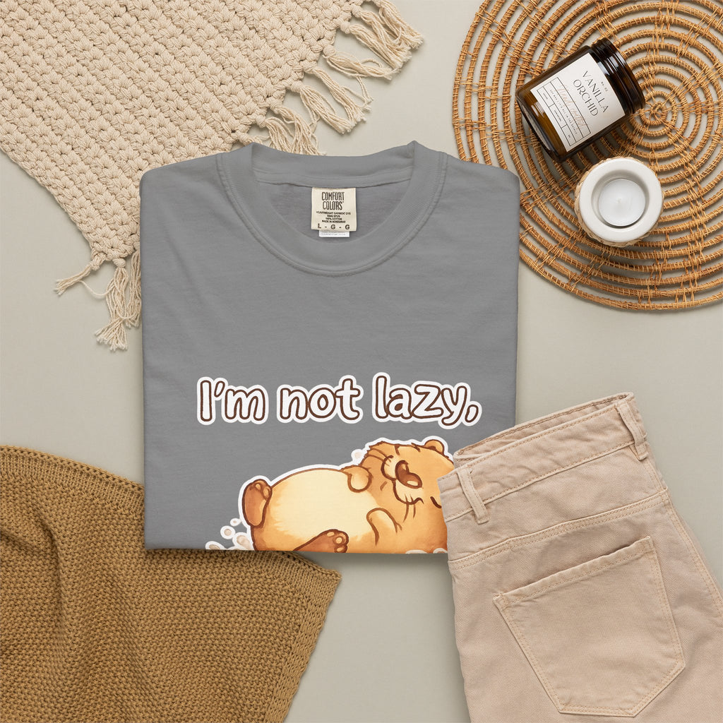 Funny 'I'm Not Lazy, I'm in Energy Saving Mode' T-Shirt