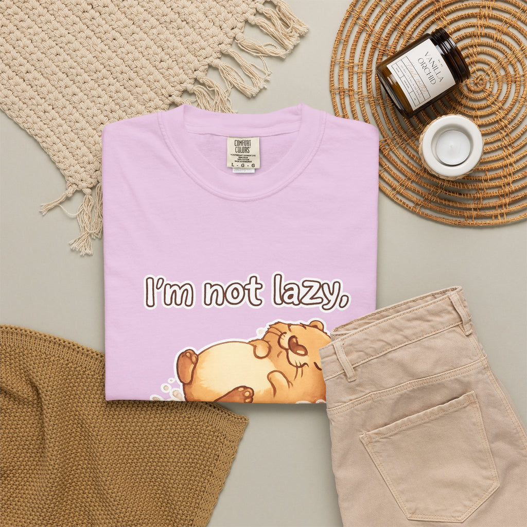 Funny 'I'm Not Lazy, I'm in Energy Saving Mode' T-Shirt