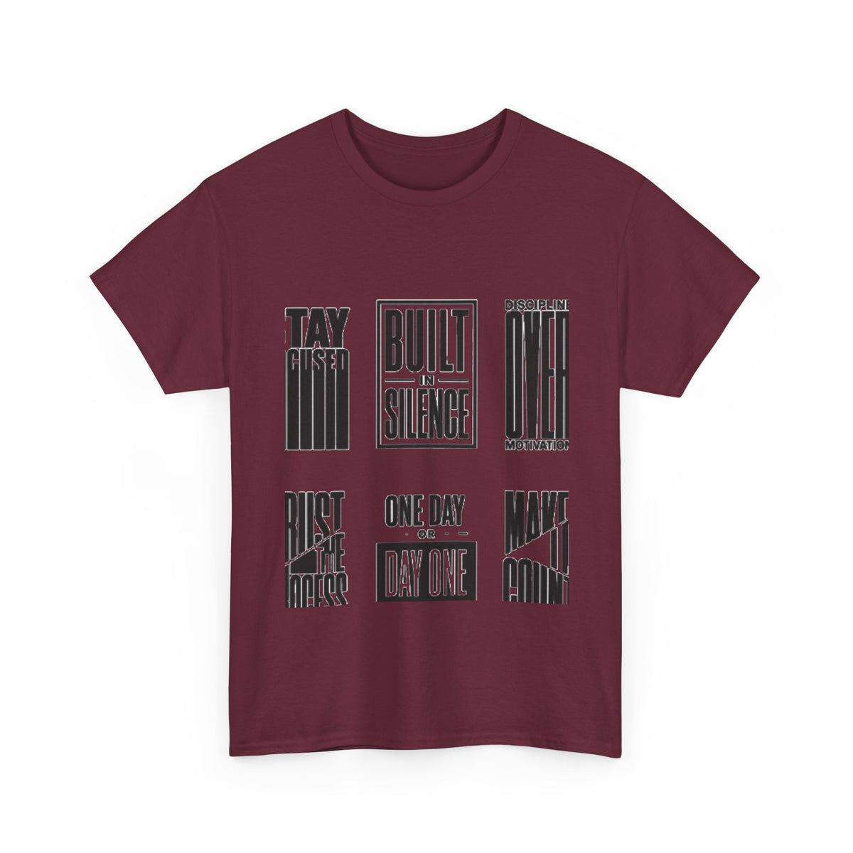 Stay Focused Tee — Motivational Graphic T‑Shirt