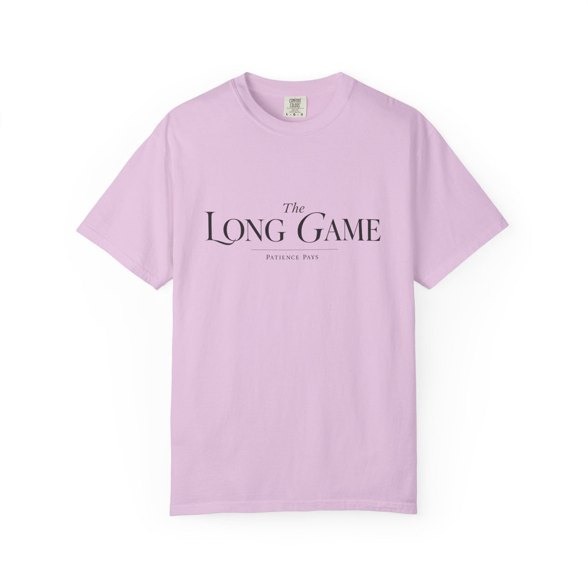 The Long Game T-Shirt — Minimalist Script Tee