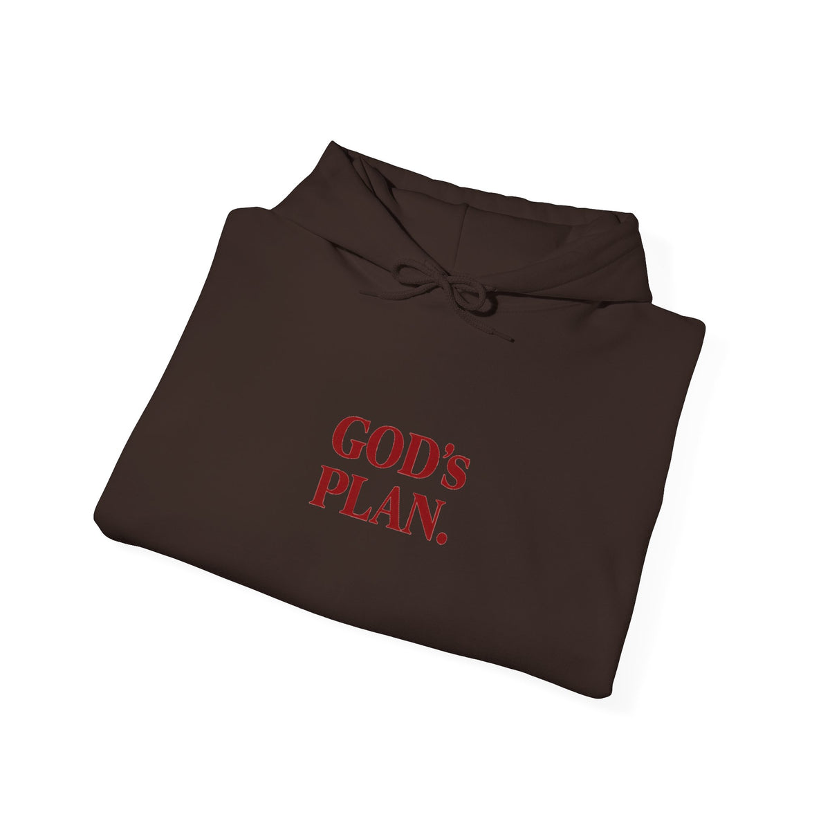 God's Plan Hoodie — Faith-Inspired White Pullover