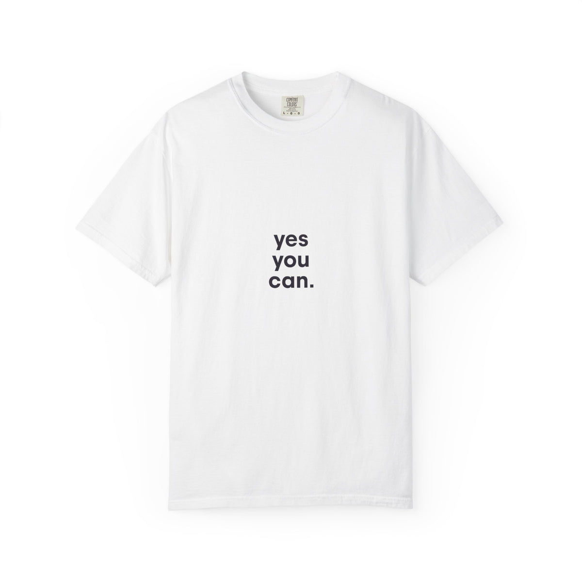 Yes You Can T-Shirt — Minimal Motivational Tee