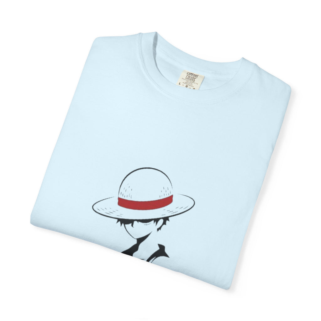 Minimal Straw Hat Silhouette T-Shirt