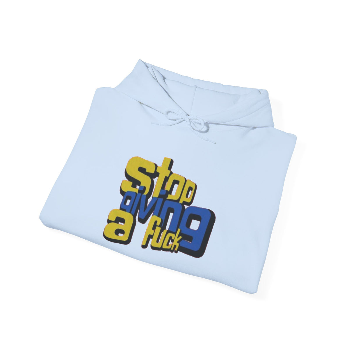 Hoodie — "Stop Giving a F*ck" Bold Retro Graphic Hoodie