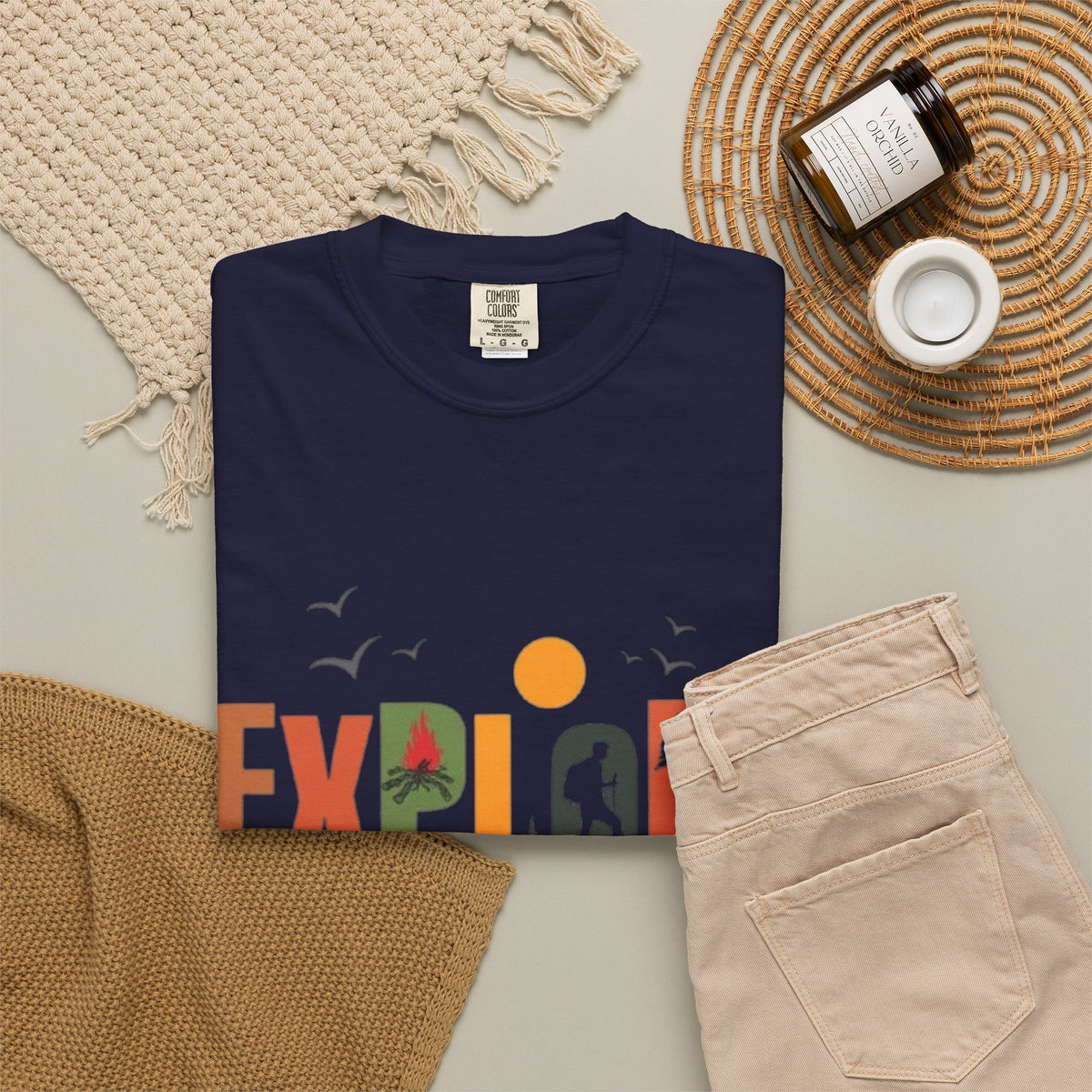 Explore Adventure T-Shirt — Outdoor Nature Graphic Tee
