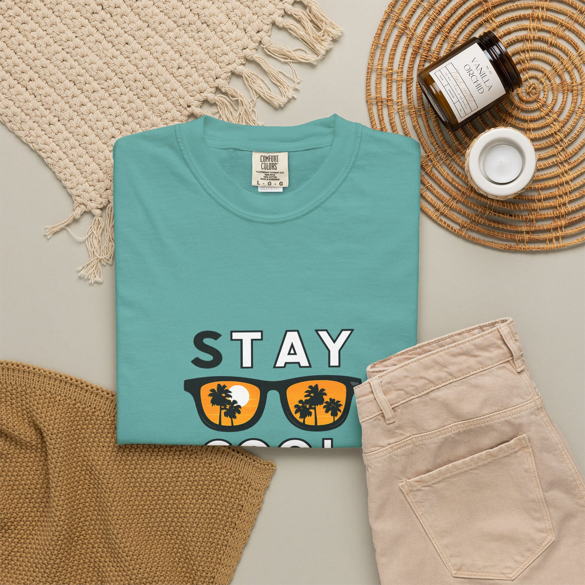 Stay Cool Sunglasses Graphic T-Shirt