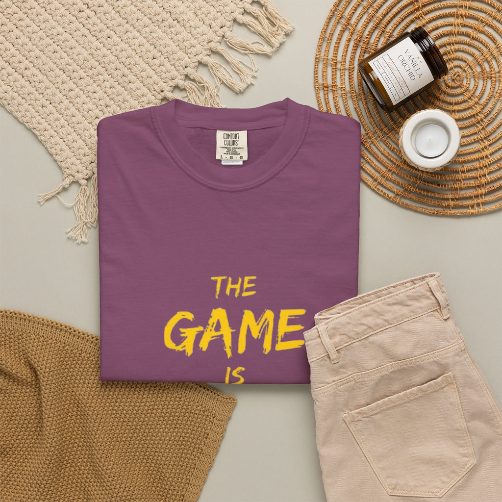 T-Shirt — “The Game Is Not Over” Motivational Graphic Tee