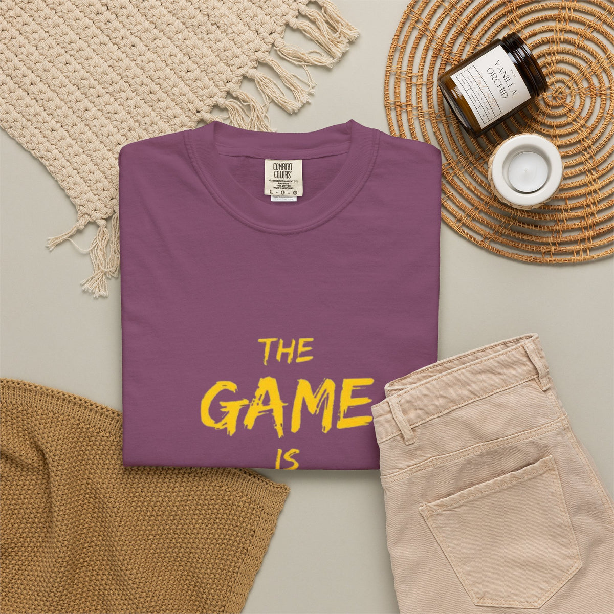 T-Shirt — “The Game Is Not Over” Motivational Graphic Tee