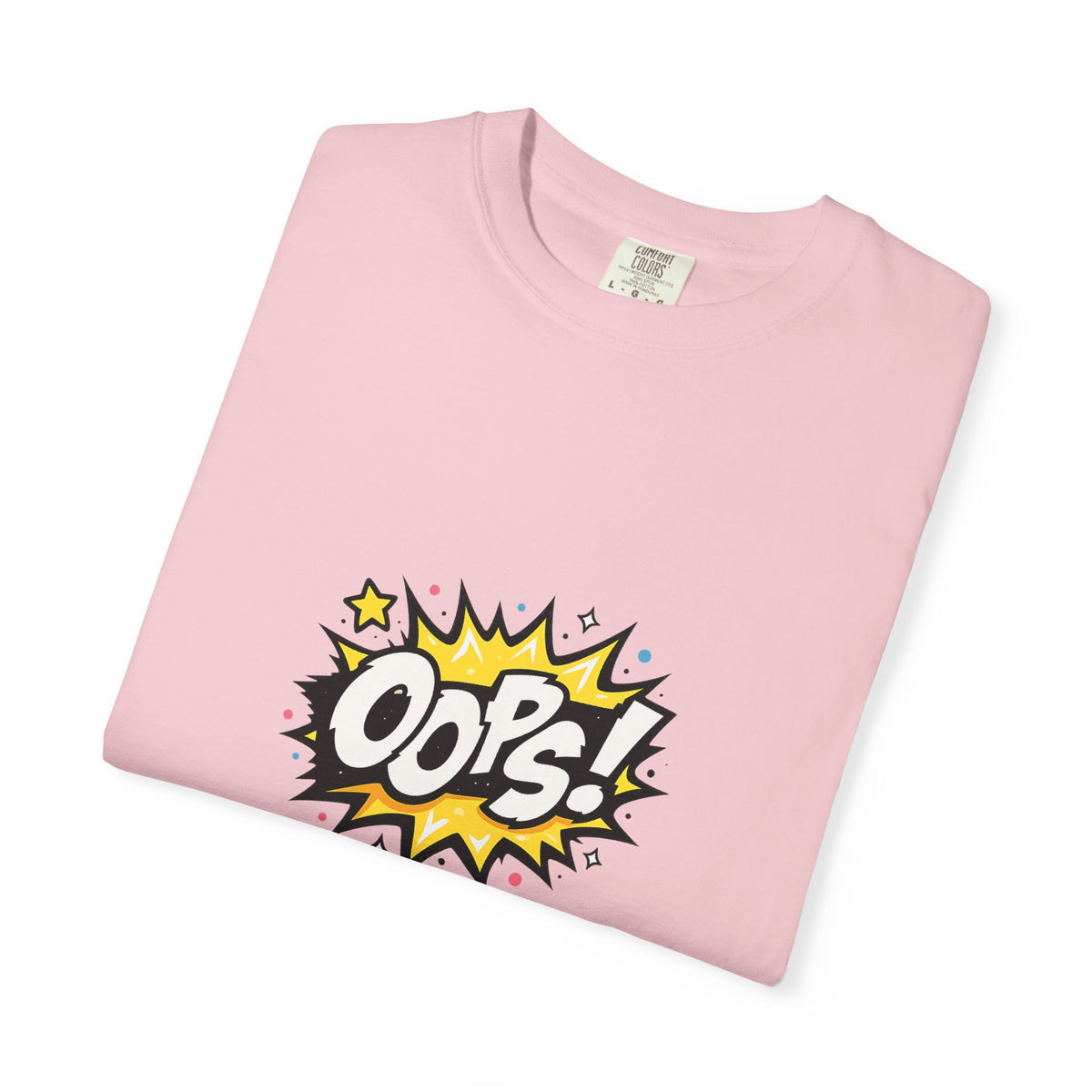 Oops! Comic Graphic T-Shirt — Retro Pop Art Tee