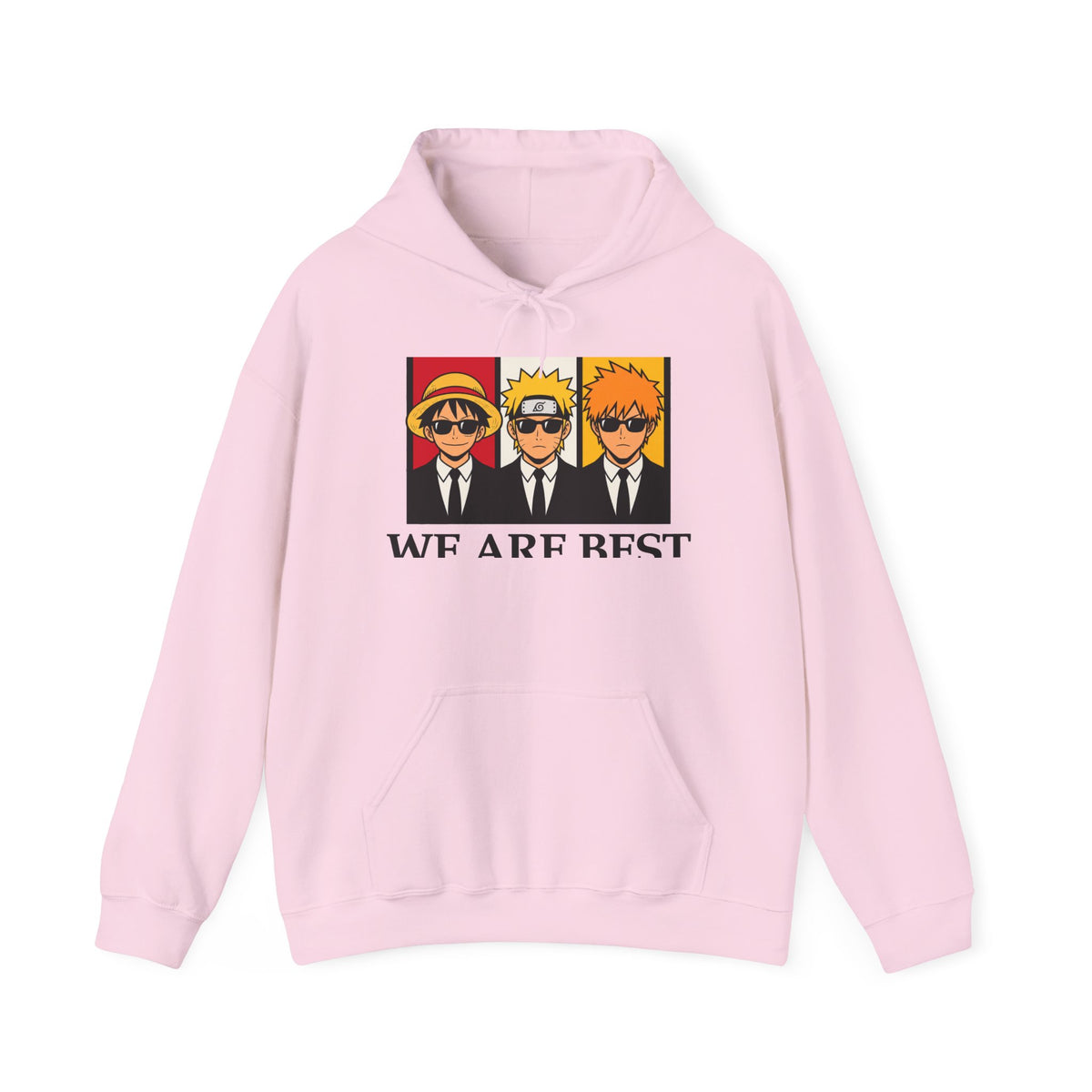 Anime Trio Graphic Hoodie