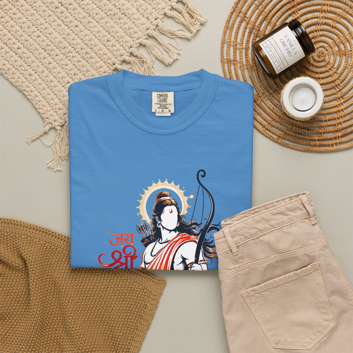 Shri Ram Bow T-Shirt — Jai Shri Ram Devotional Graphic Tee