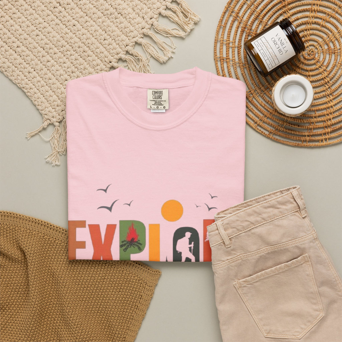 Explore Adventure T-Shirt — Outdoor Nature Graphic Tee
