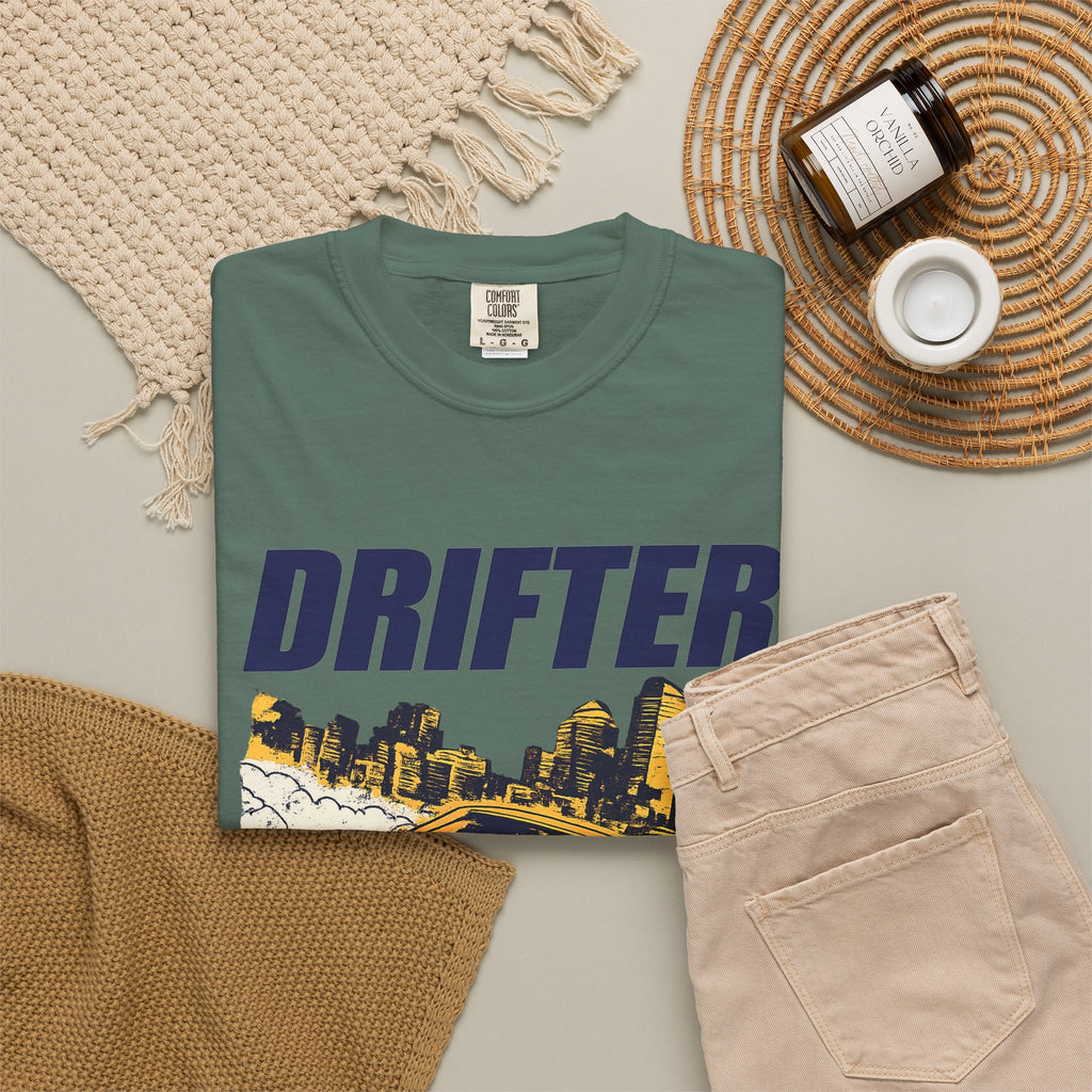 Drifter Street Racing T-Shirt — Retro Drift Car Graphic Tee