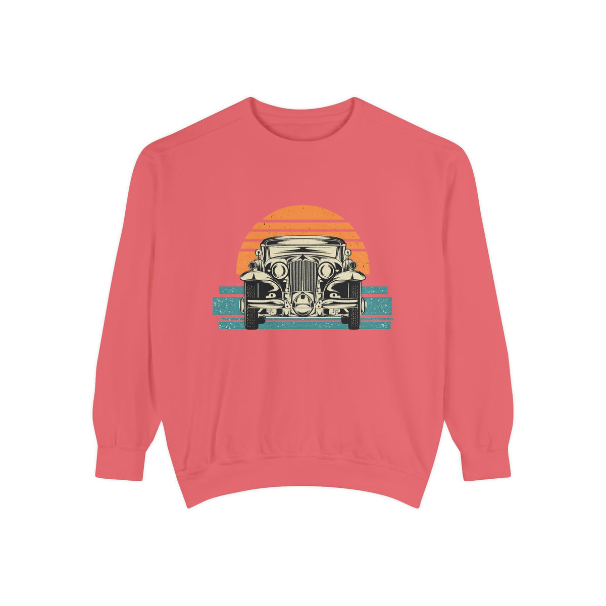 Vintage Car Sunset Sweatshirt