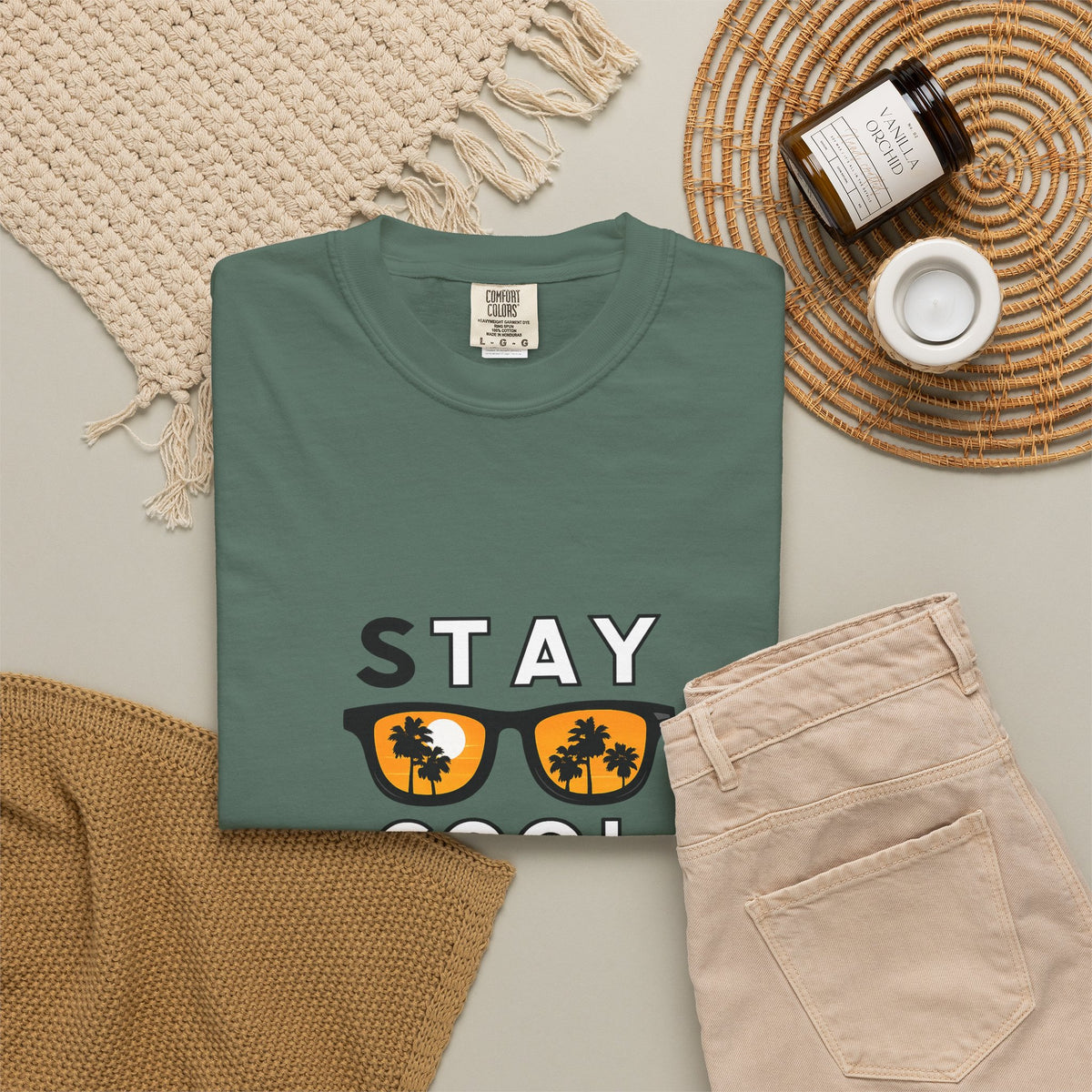 Stay Cool Sunglasses Graphic T-Shirt