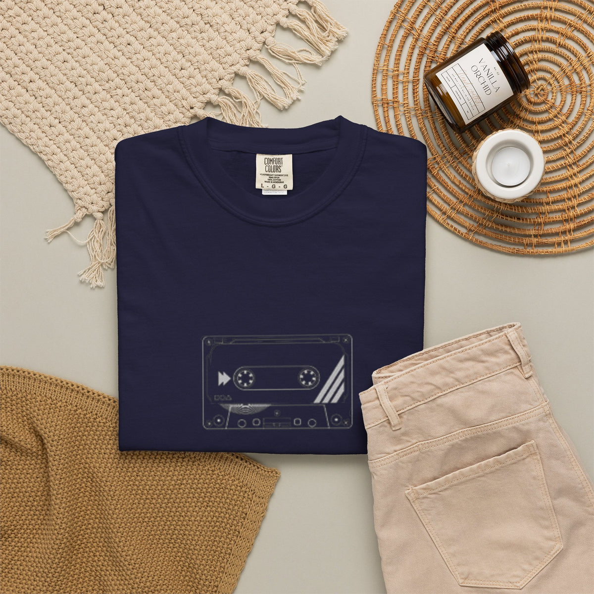 Retro Cassette Tape T-Shirt — Vintage Music Graphic Tee