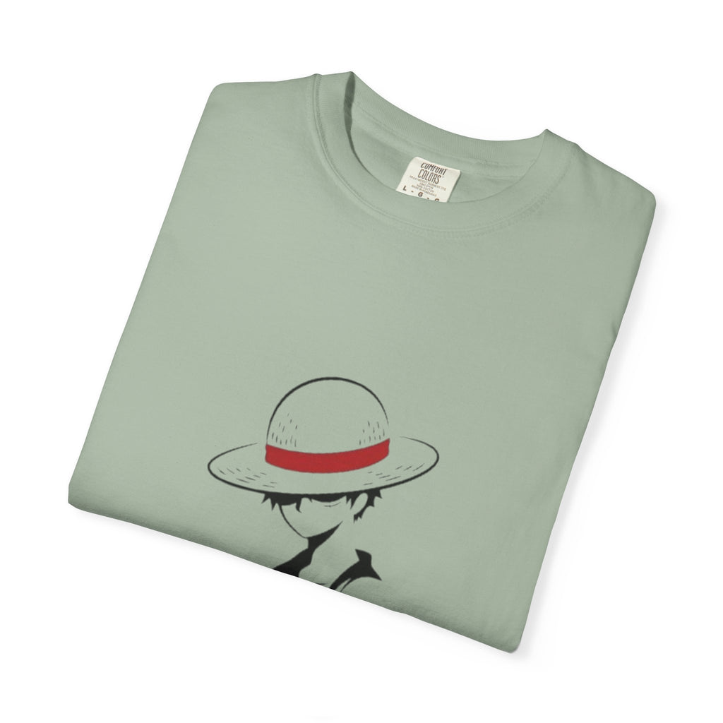 Minimal Straw Hat Silhouette T-Shirt