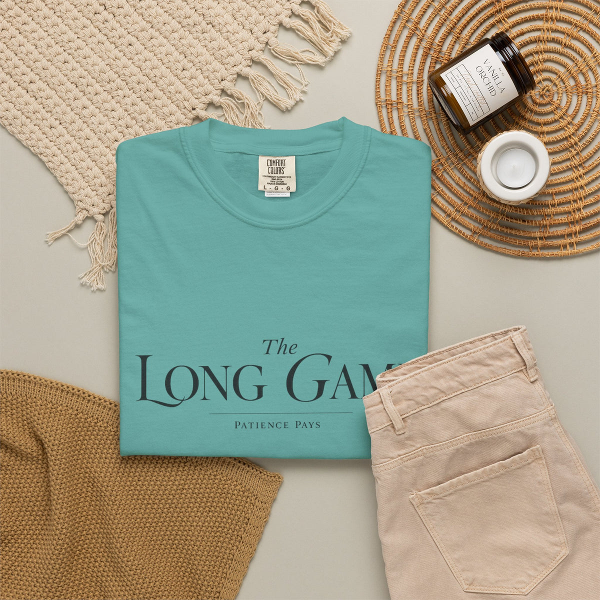 The Long Game T-Shirt — Minimalist Script Tee