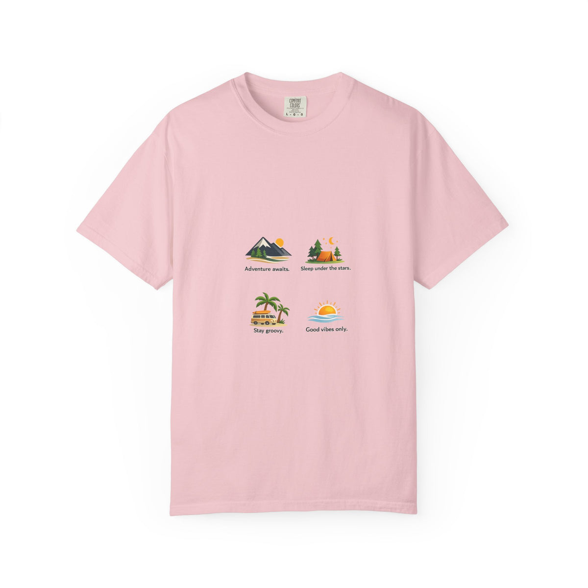 Vintage Surf Van T-Shirt – "Stay Groovy" Retro Beach Tee