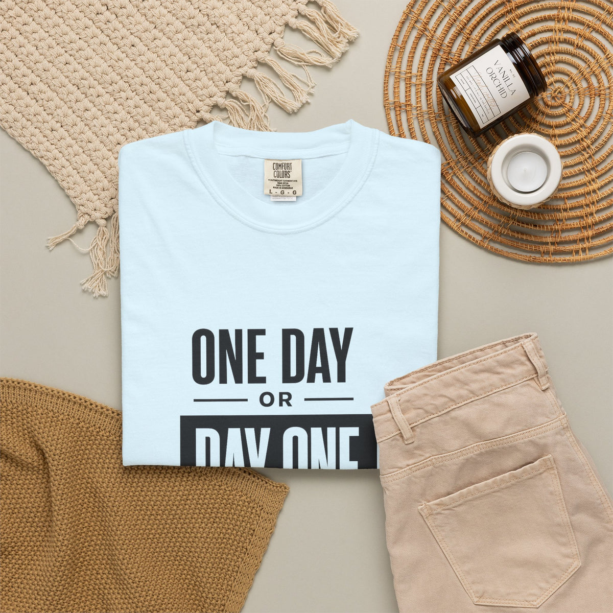 One Day or Day One Motivational T-Shirt